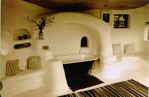 Interior Bathtub Cob Cottage Company